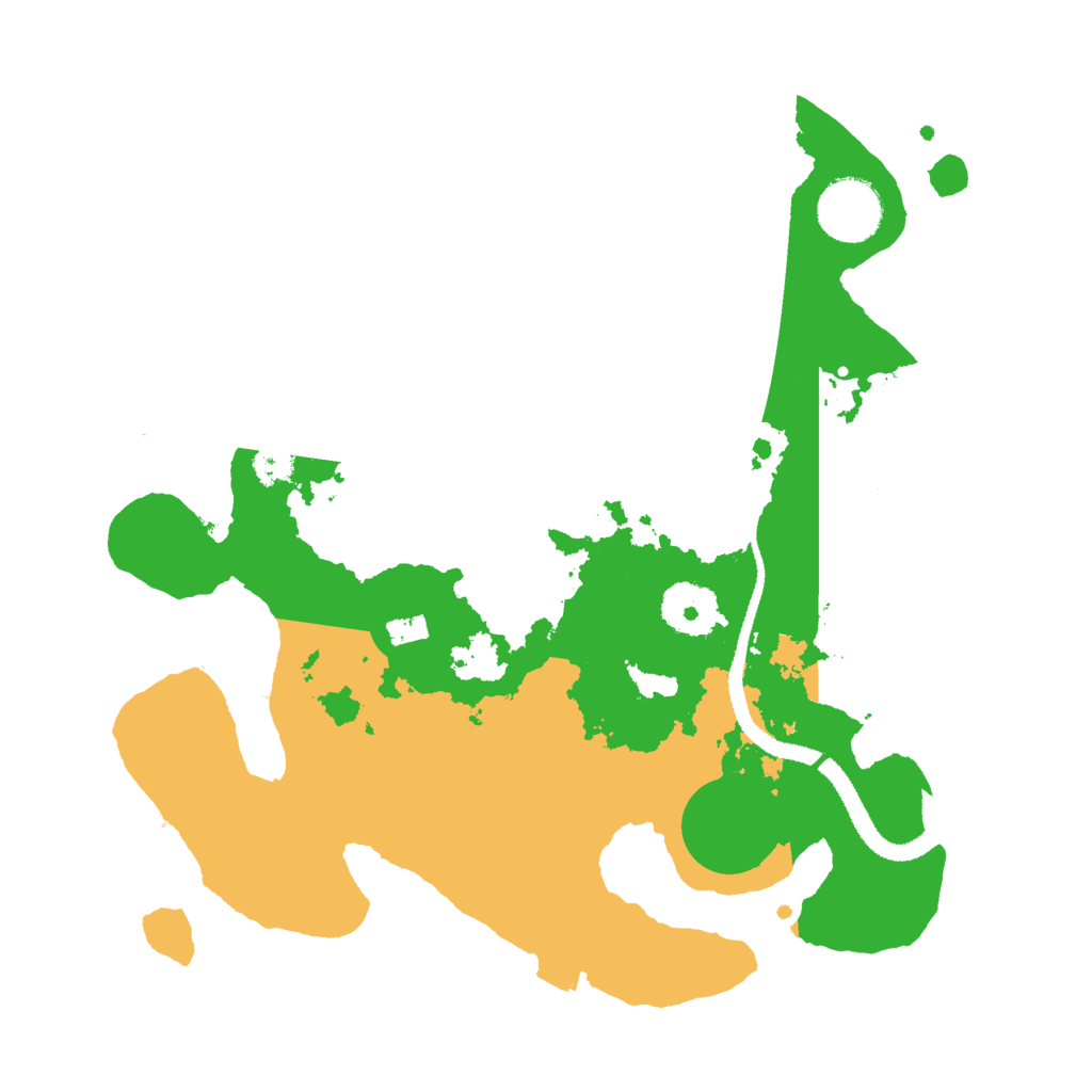 Biome Rust Map: Procedural Map, Size: 3000, Seed: 43222