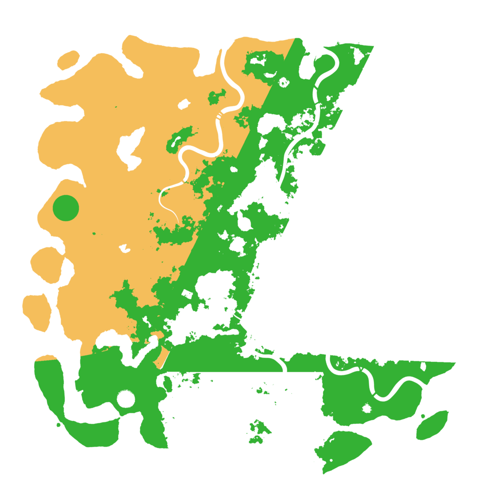 Biome Rust Map: Procedural Map, Size: 5000, Seed: 745623808