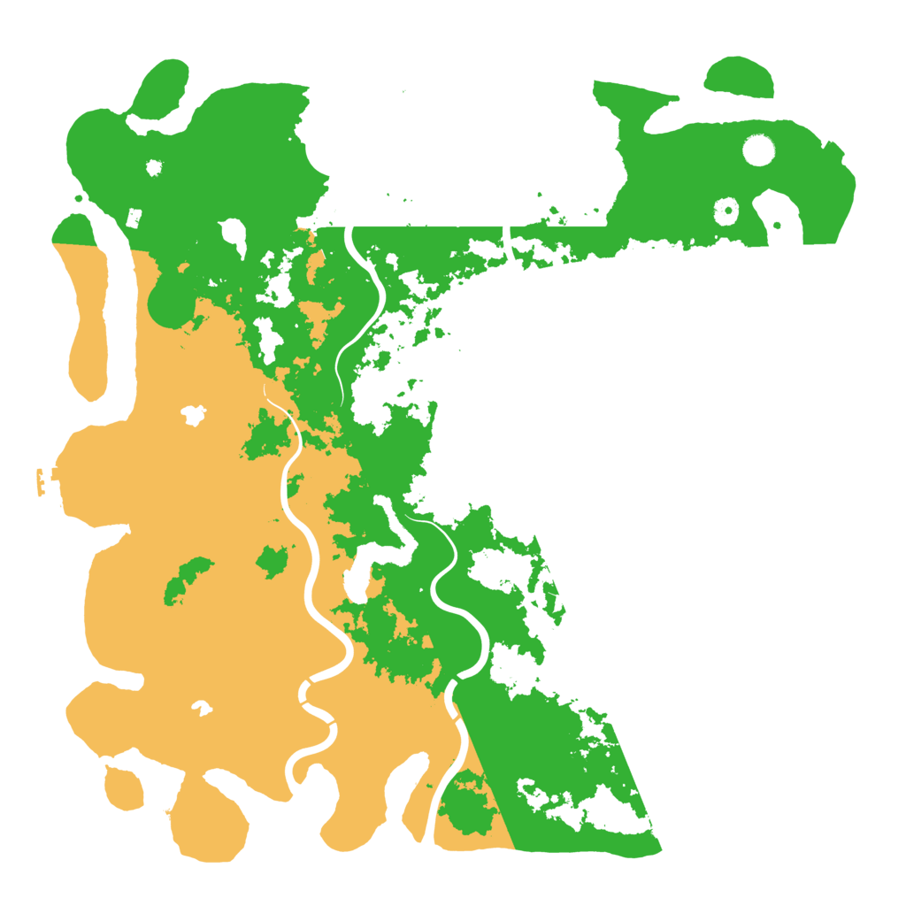 Biome Rust Map: Procedural Map, Size: 5000, Seed: 19645