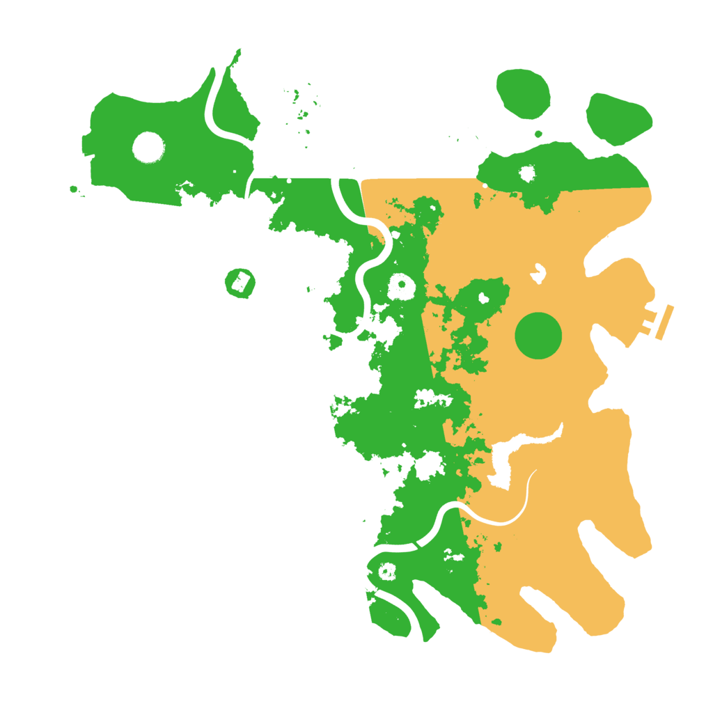 Biome Rust Map: Procedural Map, Size: 4000, Seed: 2023061090