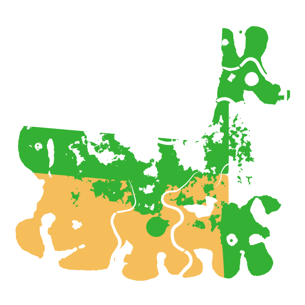 Biome Rust Map: Procedural Map, Size: 4050, Seed: 1365047817