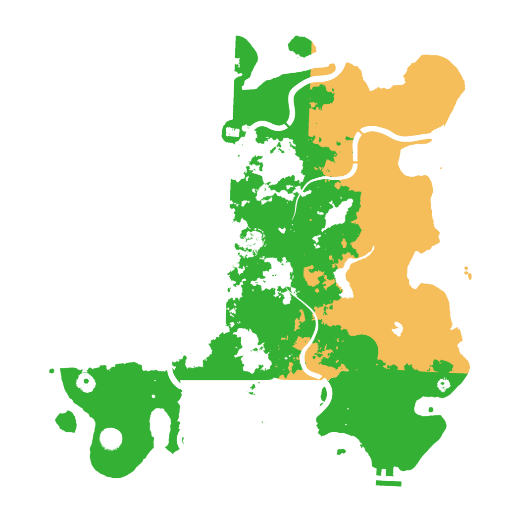 Biome Rust Map: Procedural Map, Size: 4000, Seed: 34700