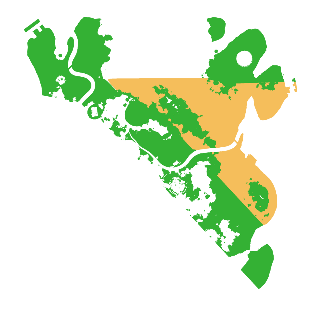 Biome Rust Map: Procedural Map, Size: 3500, Seed: 2081390270