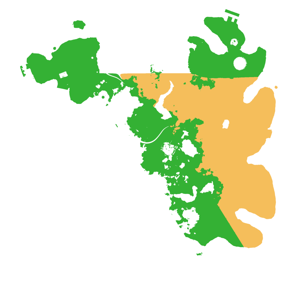Biome Rust Map: Procedural Map, Size: 4000, Seed: 7758