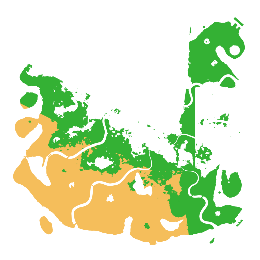 Biome Rust Map: Procedural Map, Size: 4500, Seed: 1797611770