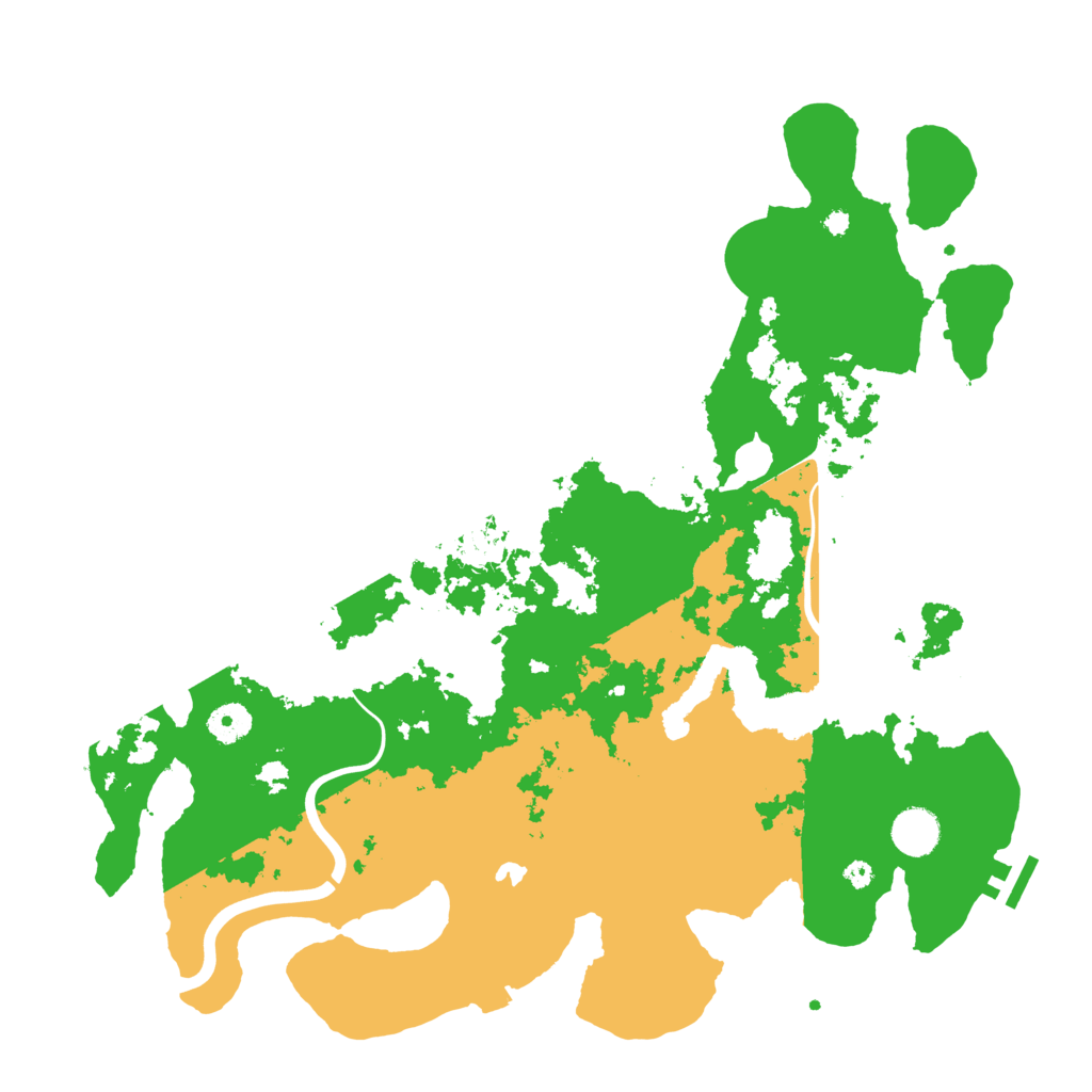 Biome Rust Map: Procedural Map, Size: 4000, Seed: 978465132