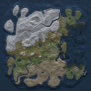 Thumbnail Rust Map: Procedural Map, Size: 4000, Seed: 978465132, 15 Monuments