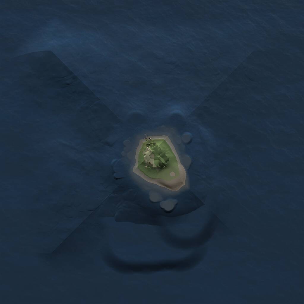 Rust Map: Procedural Map, Size: 1000, Seed: 391024718, 1 Monuments