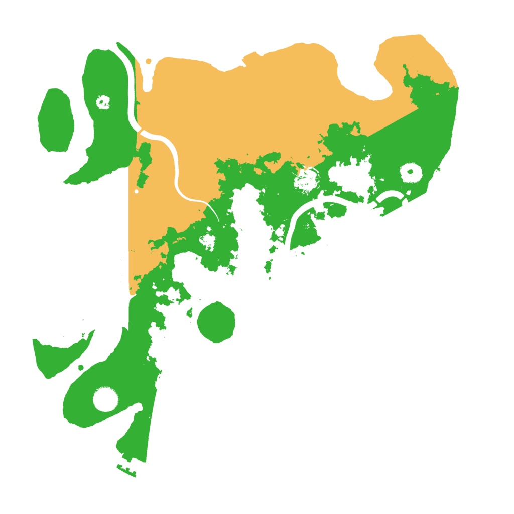 Biome Rust Map: Procedural Map, Size: 3650, Seed: 47422