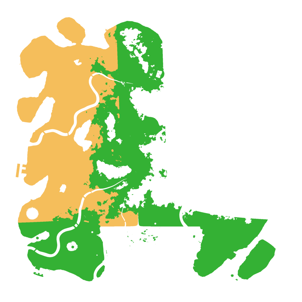 Biome Rust Map: Procedural Map, Size: 4500, Seed: 1042442825