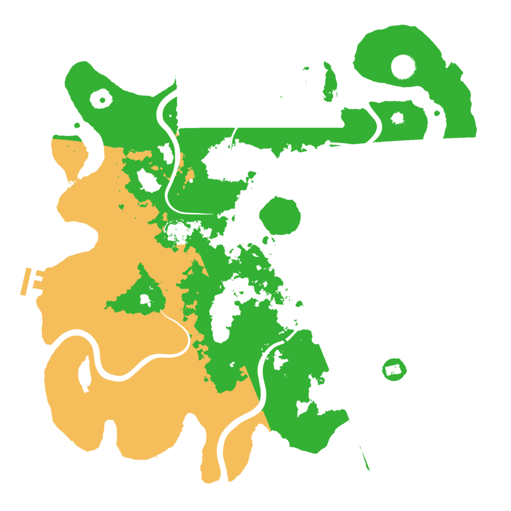 Biome Rust Map: Procedural Map, Size: 3700, Seed: 533127565