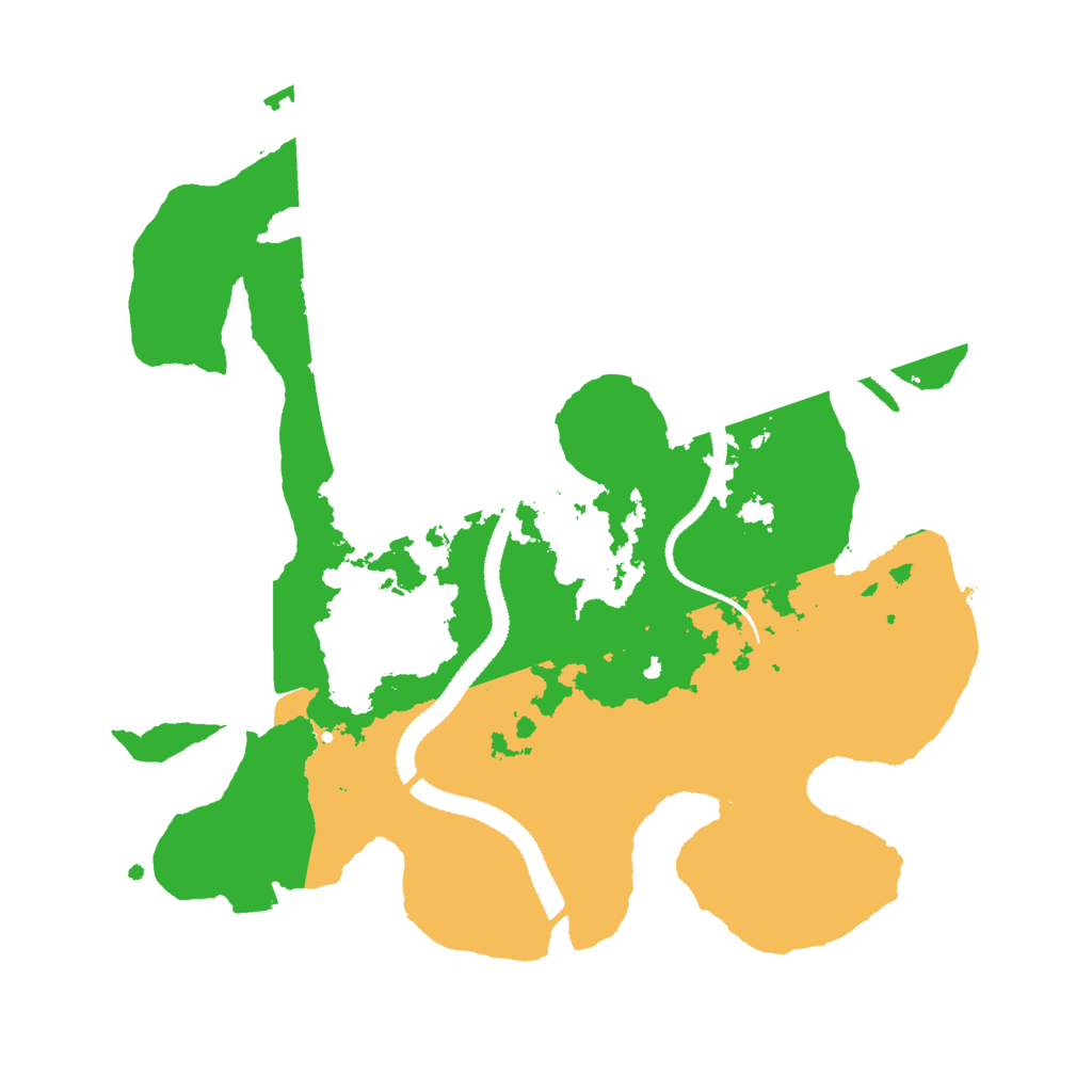 Biome Rust Map: Procedural Map, Size: 2800, Seed: 469424849