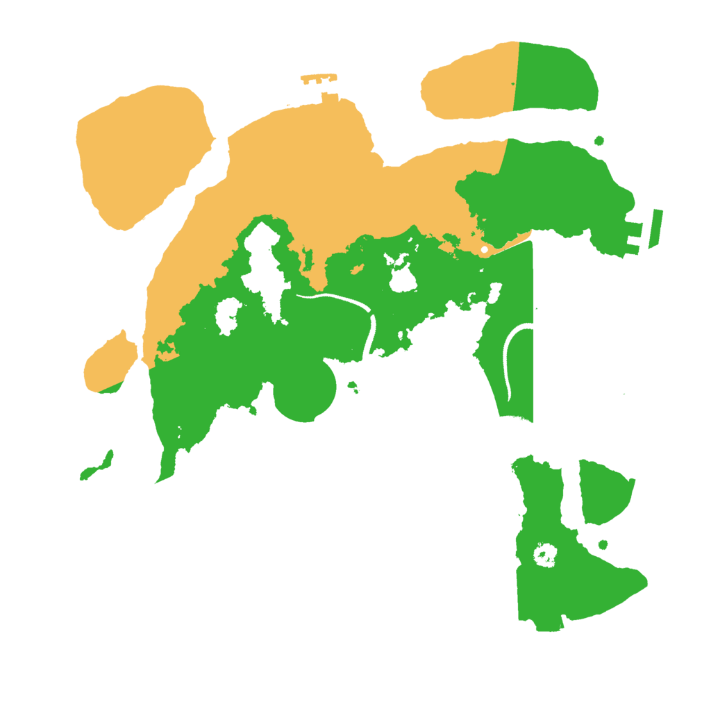 Biome Rust Map: Procedural Map, Size: 3000, Seed: 2031302303