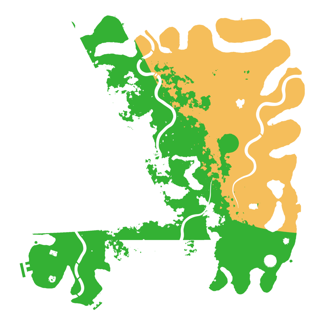 Biome Rust Map: Procedural Map, Size: 4500, Seed: 956431