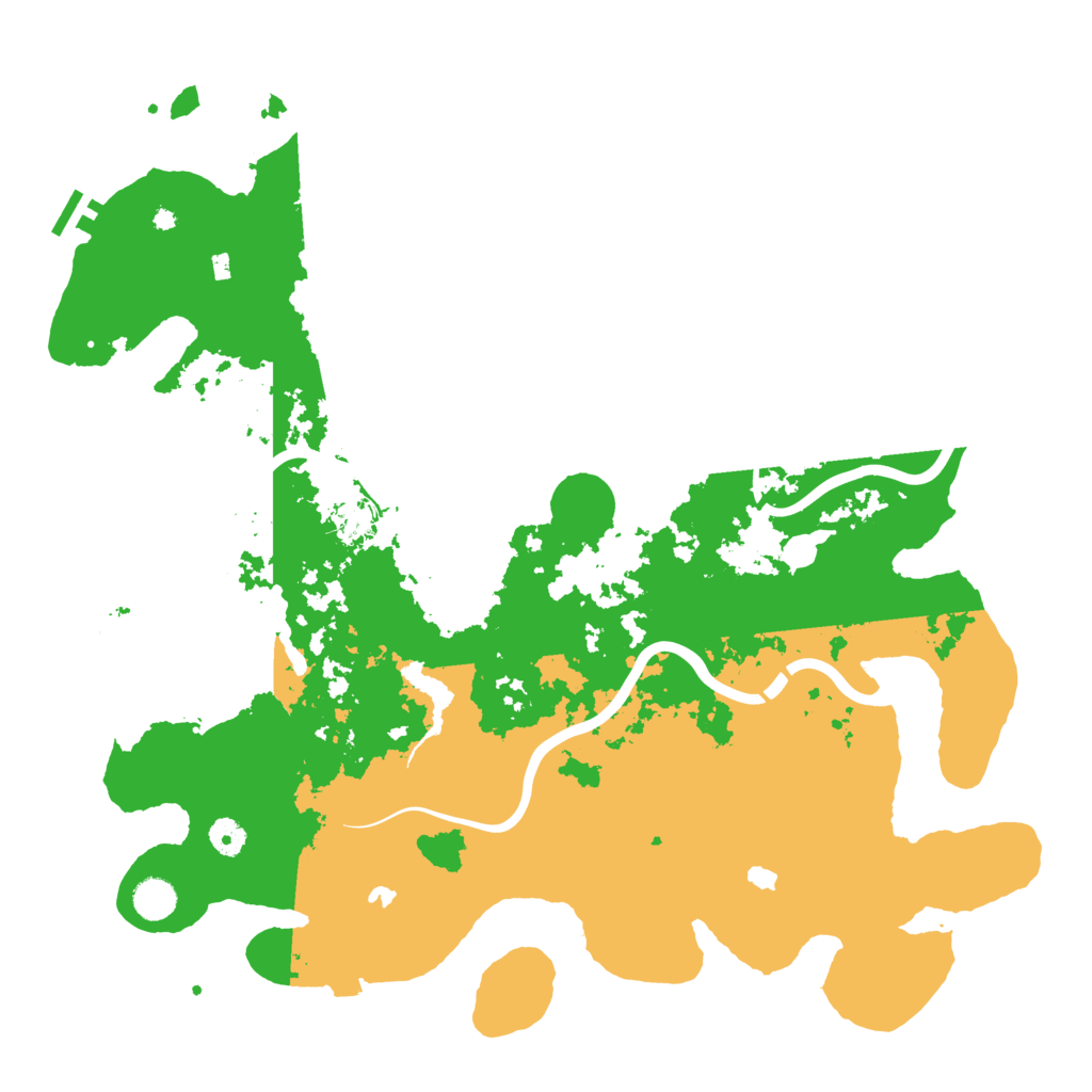 Biome Rust Map: Procedural Map, Size: 4500, Seed: 49845731