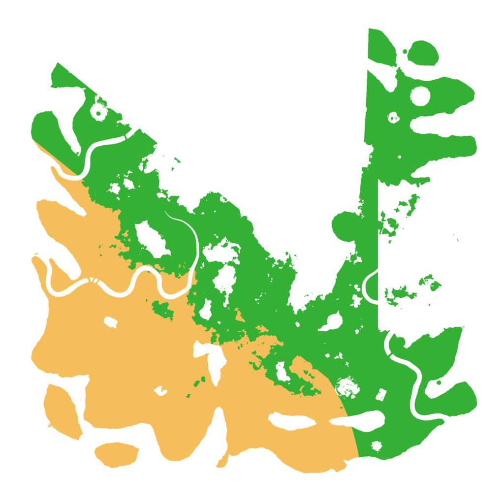 Biome Rust Map: Procedural Map, Size: 4500, Seed: 222906059