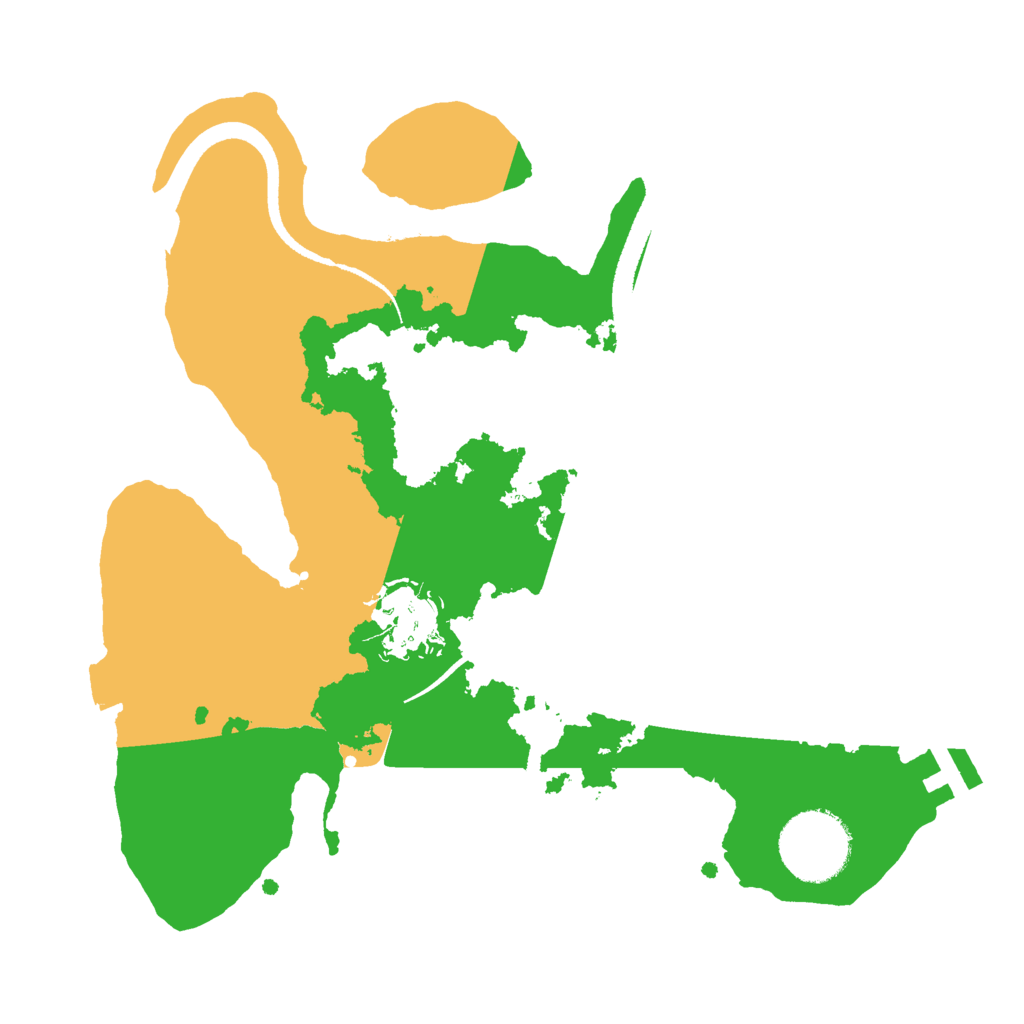 Biome Rust Map: Procedural Map, Size: 2554, Seed: 6767412