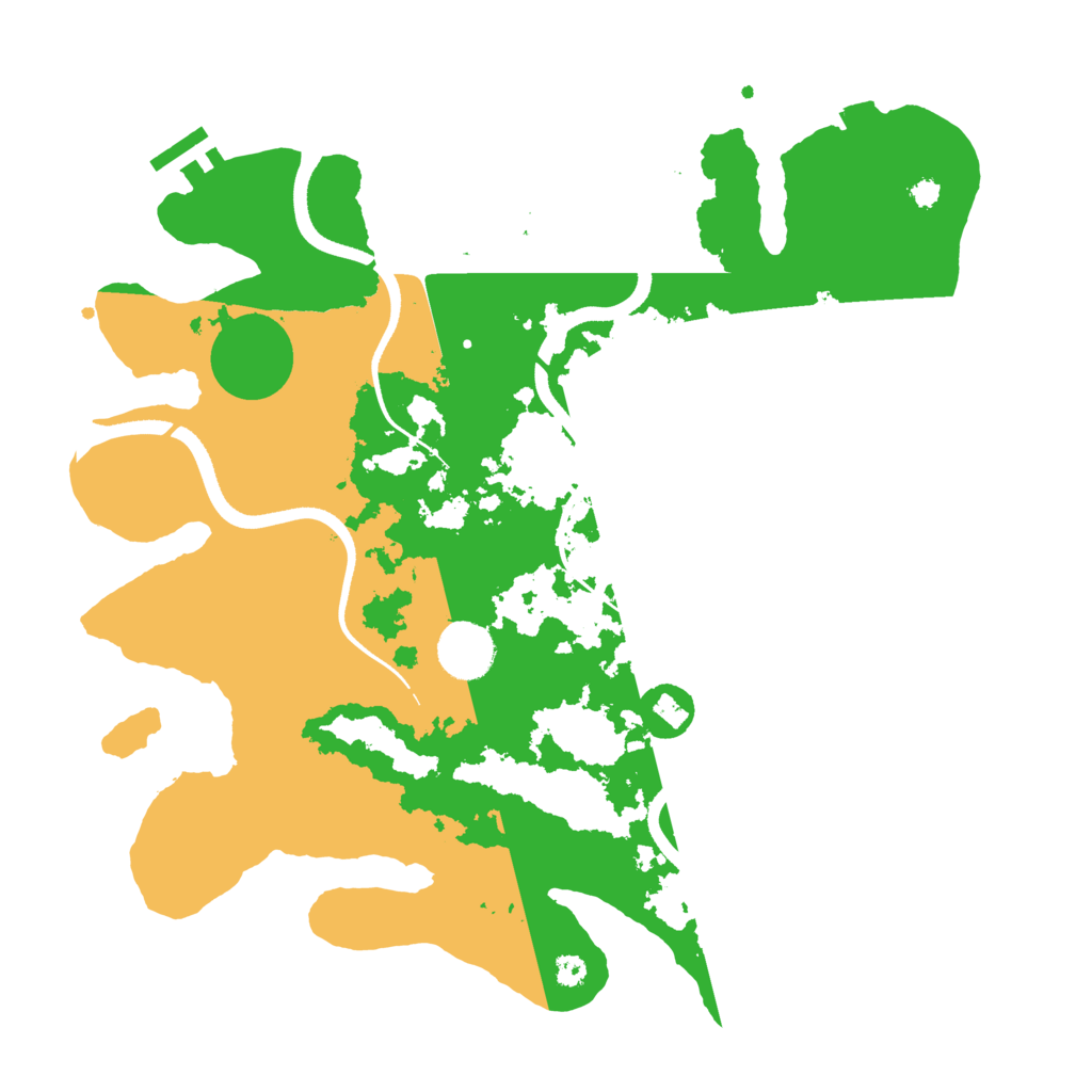 Biome Rust Map: Procedural Map, Size: 3500, Seed: 49719087