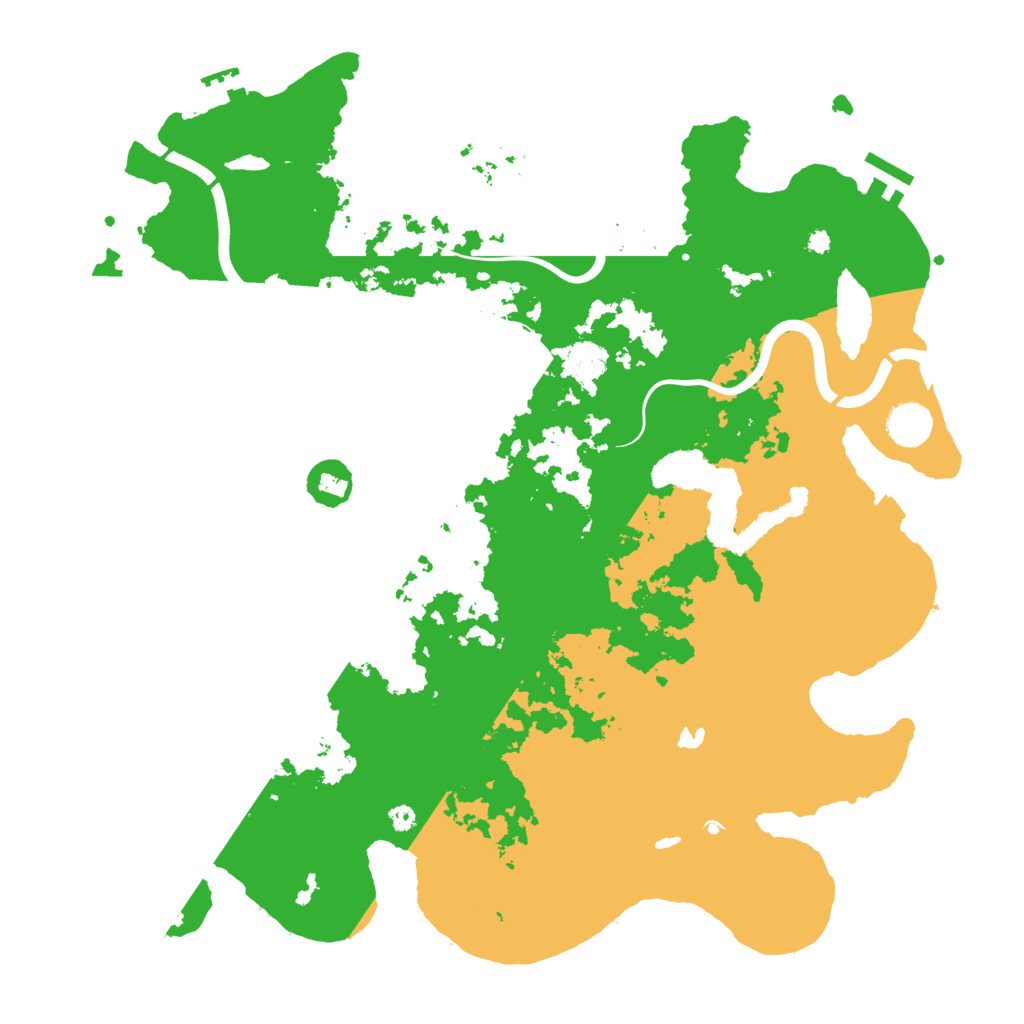 Biome Rust Map: Procedural Map, Size: 4000, Seed: 258784605