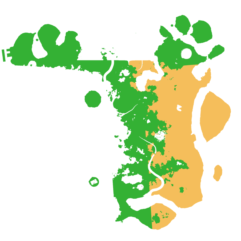Biome Rust Map: Procedural Map, Size: 4000, Seed: 1766217492