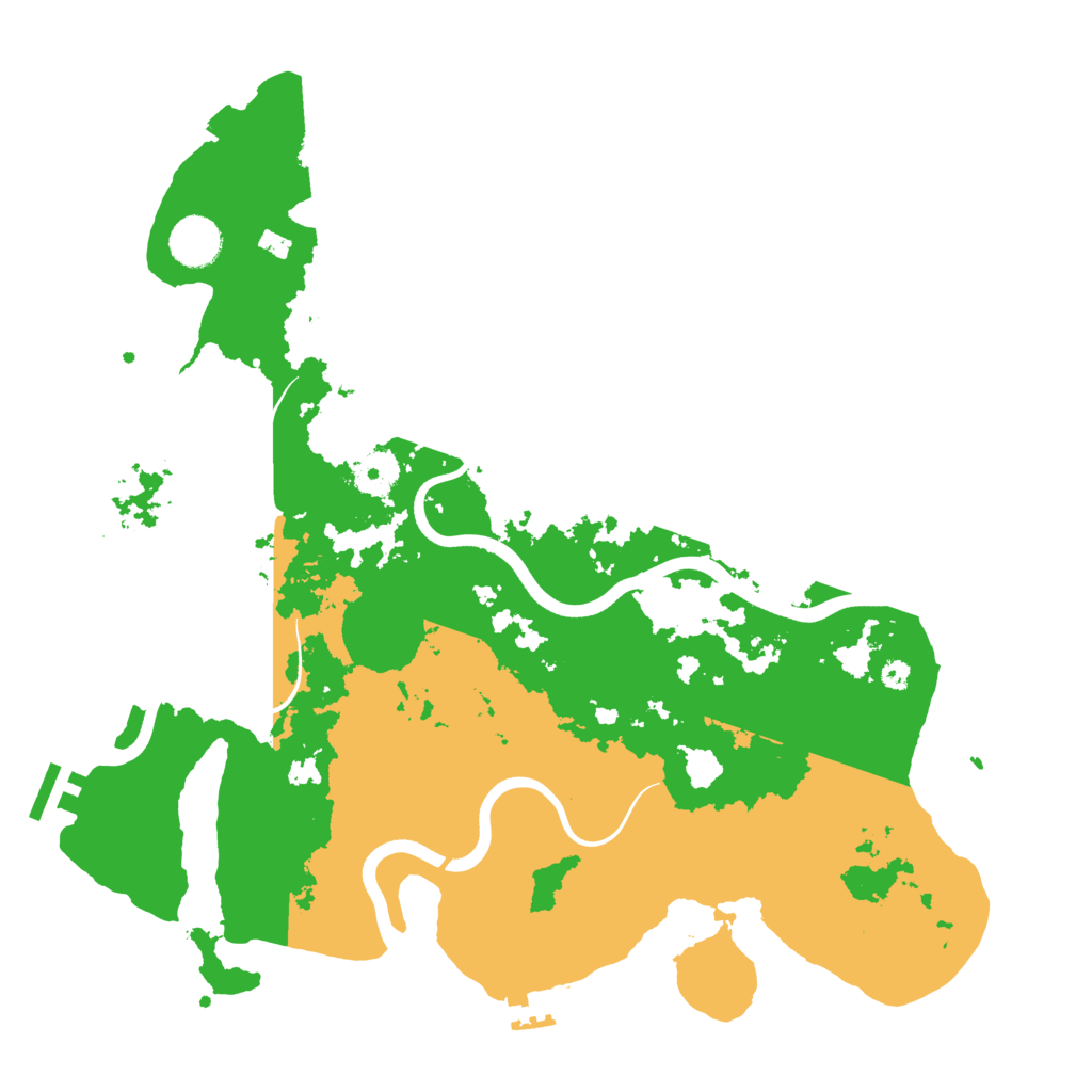 Biome Rust Map: Procedural Map, Size: 3750, Seed: 1046047693