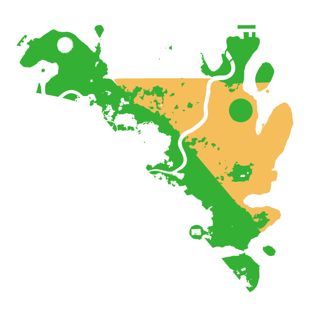 Biome Rust Map: Procedural Map, Size: 3500, Seed: 1747082051
