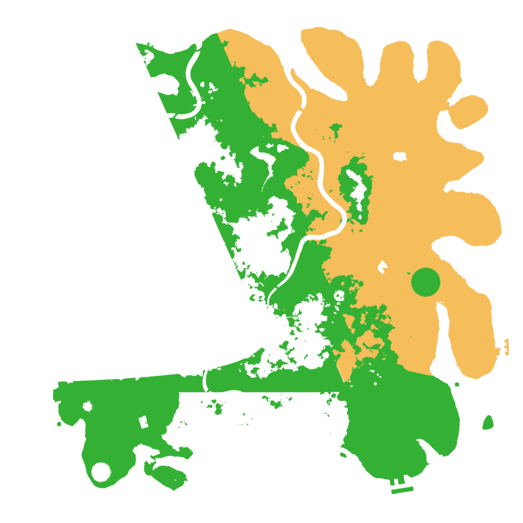 Biome Rust Map: Procedural Map, Size: 4775, Seed: 2053969038