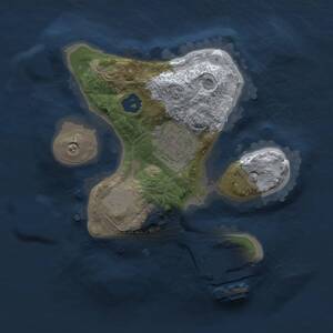 Thumbnail Rust Map: Procedural Map, Size: 1750, Seed: 1654984, 3 Monuments