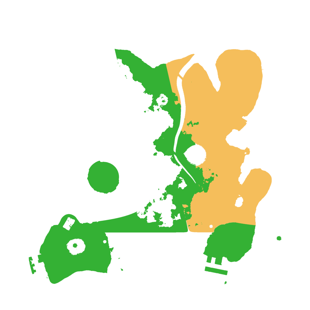 Biome Rust Map: Procedural Map, Size: 2750, Seed: 399293164