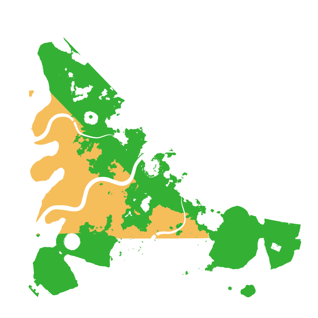 Biome Rust Map: Procedural Map, Size: 3500, Seed: 1827634