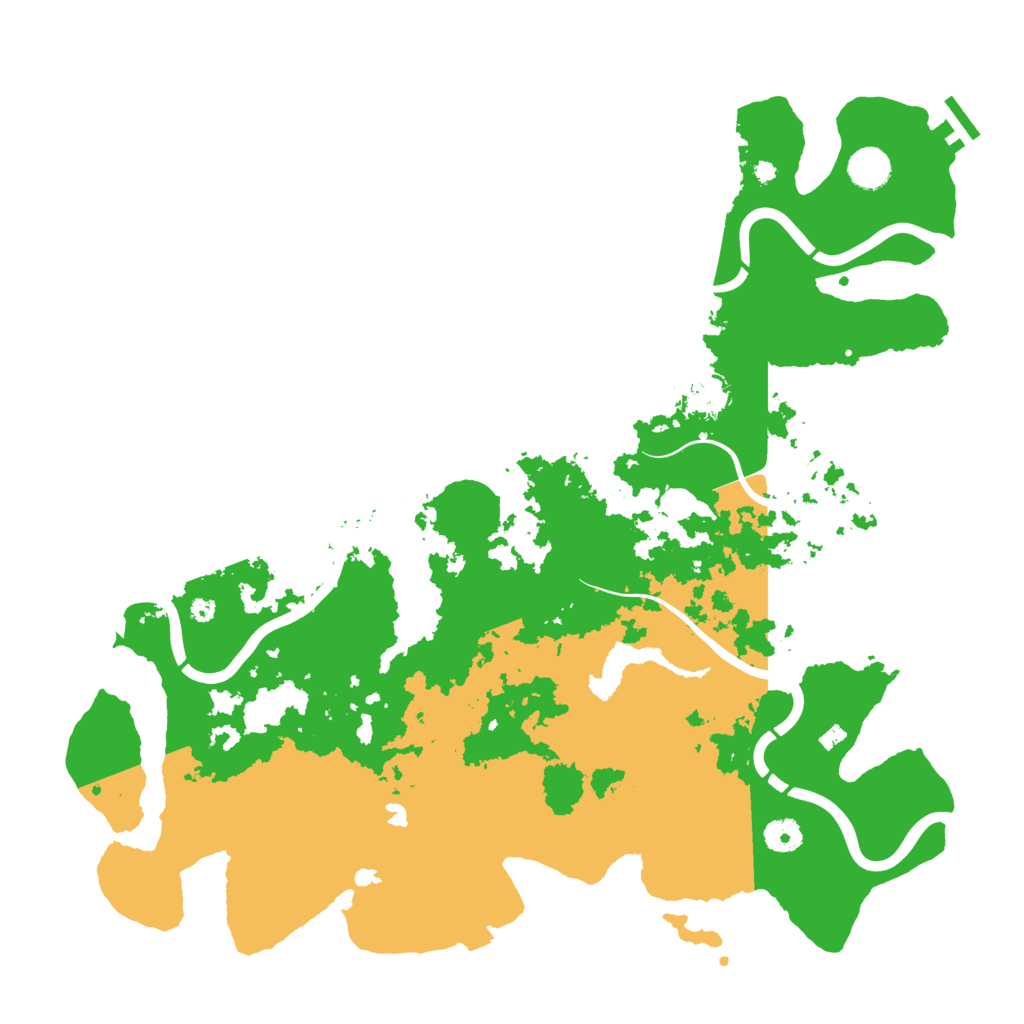 Biome Rust Map: Procedural Map, Size: 4250, Seed: 1013984045