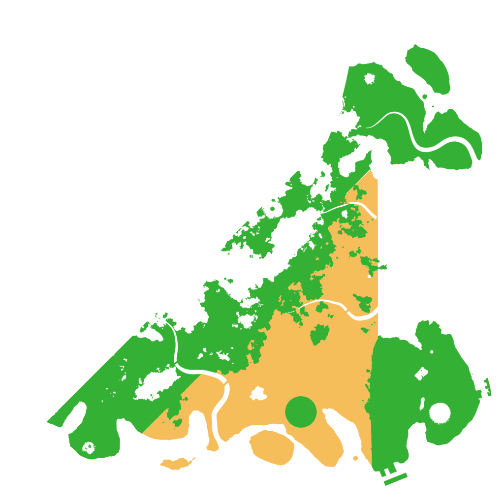 Biome Rust Map: Procedural Map, Size: 4250, Seed: 12555558