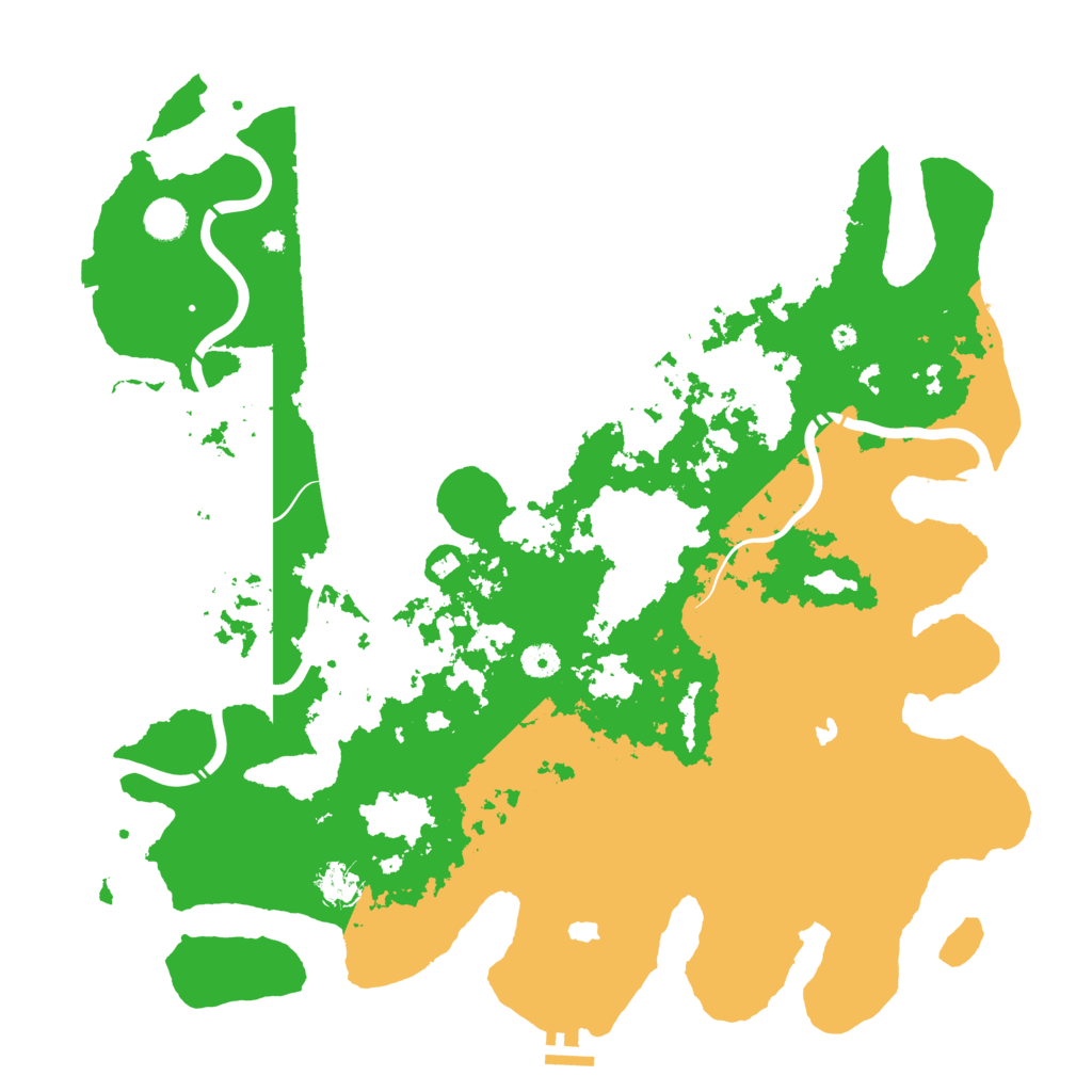 Biome Rust Map: Procedural Map, Size: 4500, Seed: 1127512387
