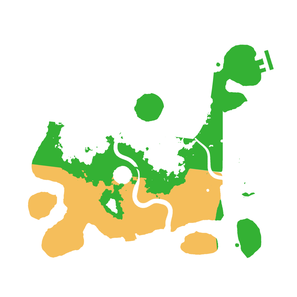 Biome Rust Map: Procedural Map, Size: 3000, Seed: 3983