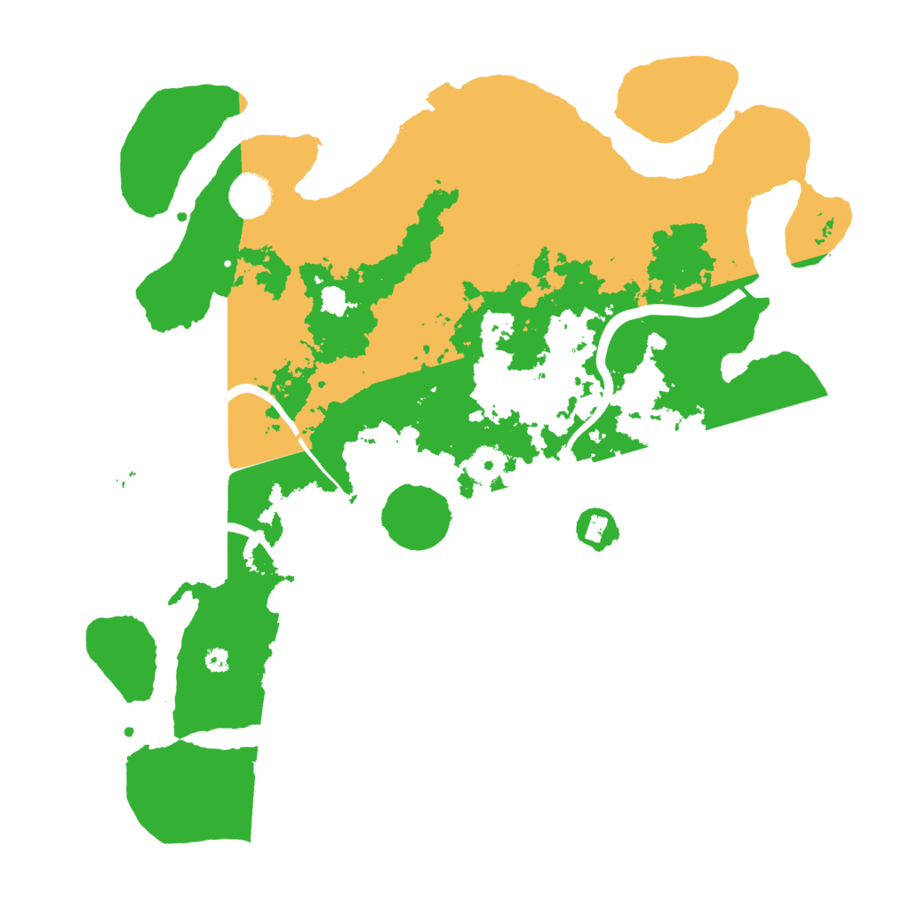 Biome Rust Map: Procedural Map, Size: 3750, Seed: 608842773