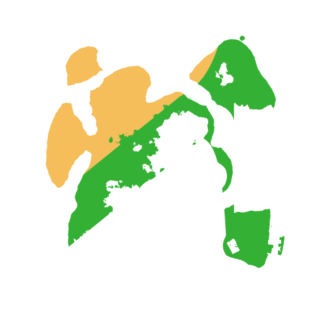 Biome Rust Map: Procedural Map, Size: 2500, Seed: 1854086274