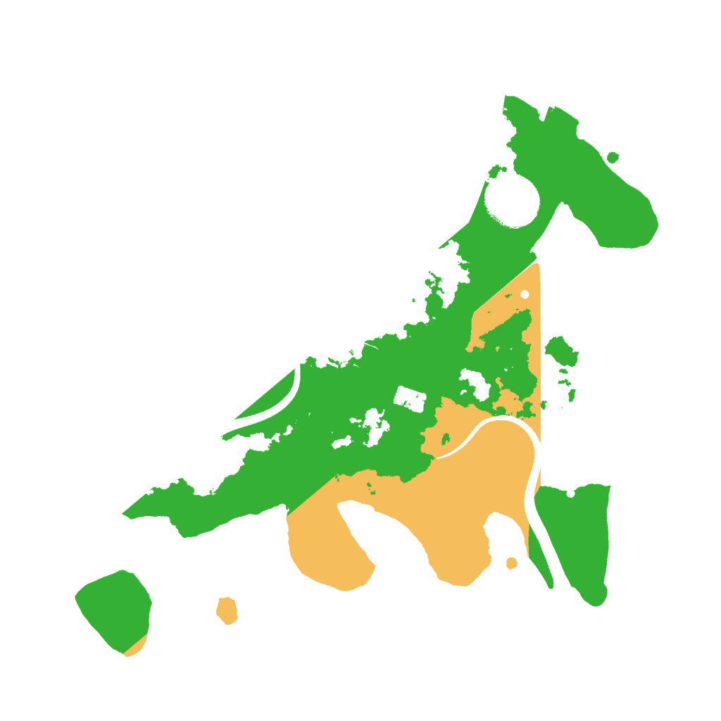 Biome Rust Map: Procedural Map, Size: 2500, Seed: 456083485