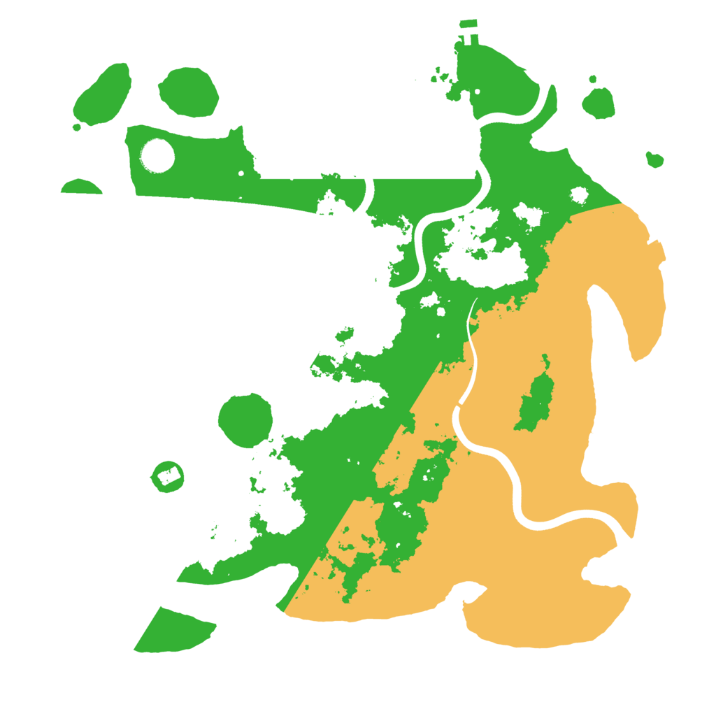 Biome Rust Map: Procedural Map, Size: 3750, Seed: 485705167