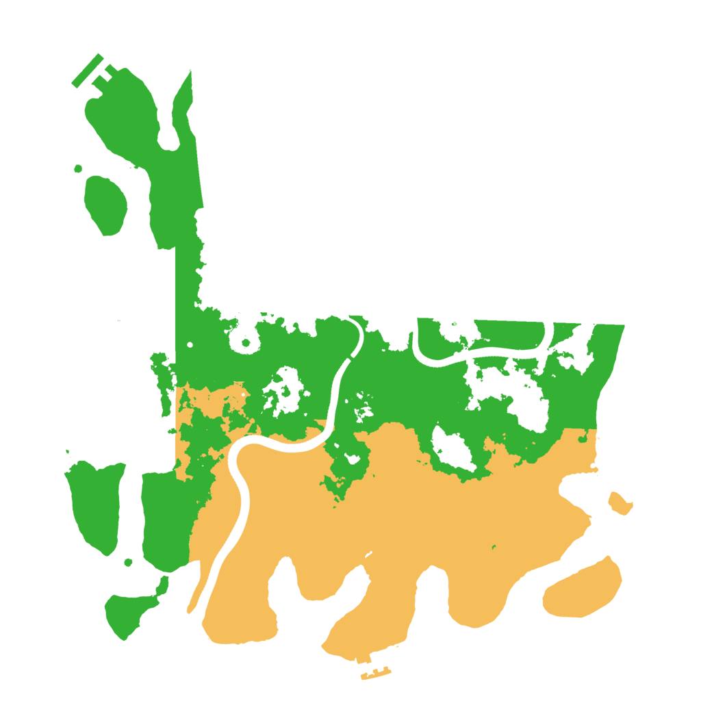 Biome Rust Map: Procedural Map, Size: 3500, Seed: 1828647724