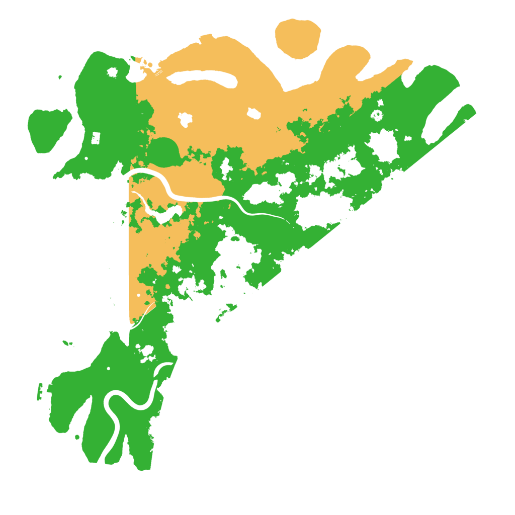 Biome Rust Map: Procedural Map, Size: 4500, Seed: 704309273