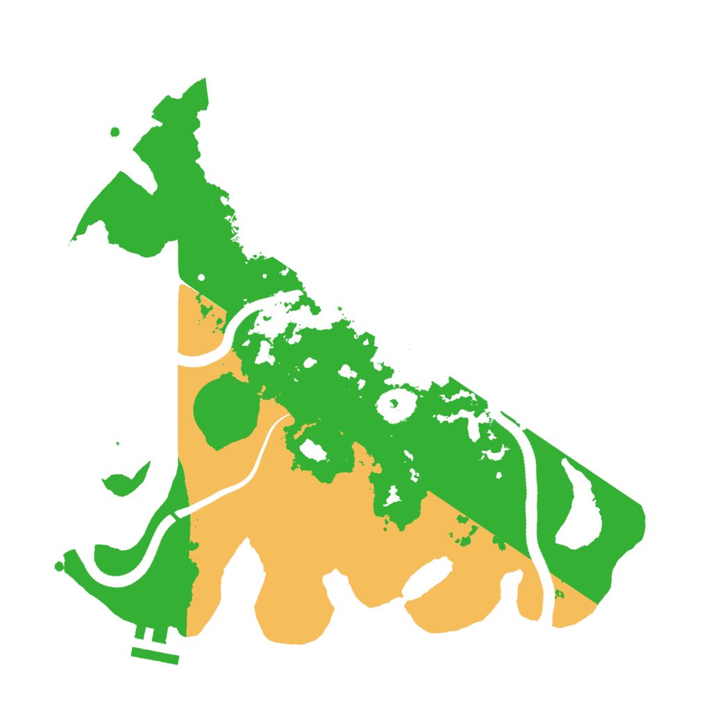 Biome Rust Map: Procedural Map, Size: 3000, Seed: 1561361609