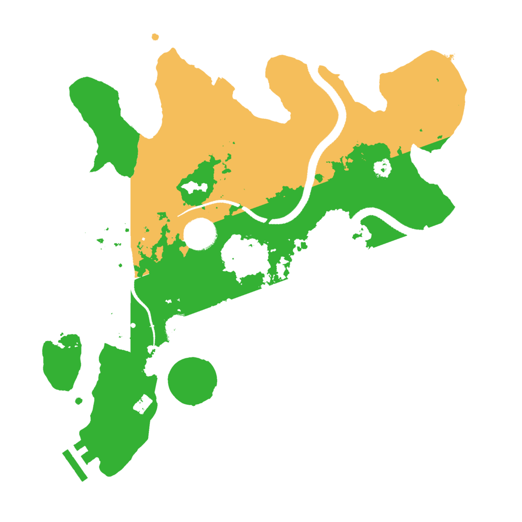 Biome Rust Map: Procedural Map, Size: 3000, Seed: 1337152682
