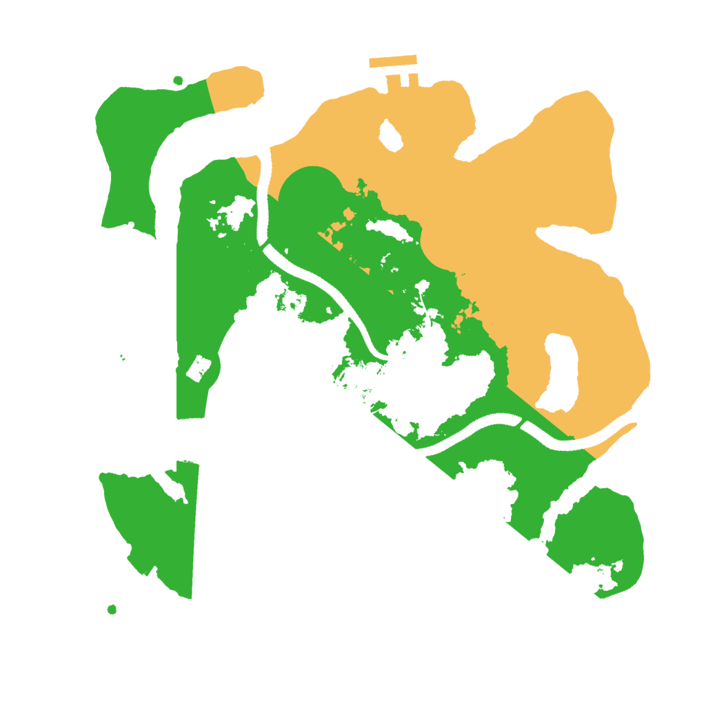 Biome Rust Map: Procedural Map, Size: 3000, Seed: 435751730