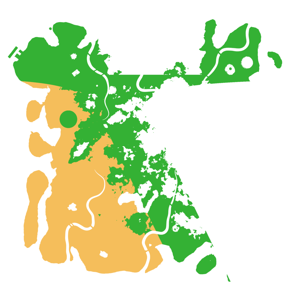Biome Rust Map: Procedural Map, Size: 4500, Seed: 1344734635