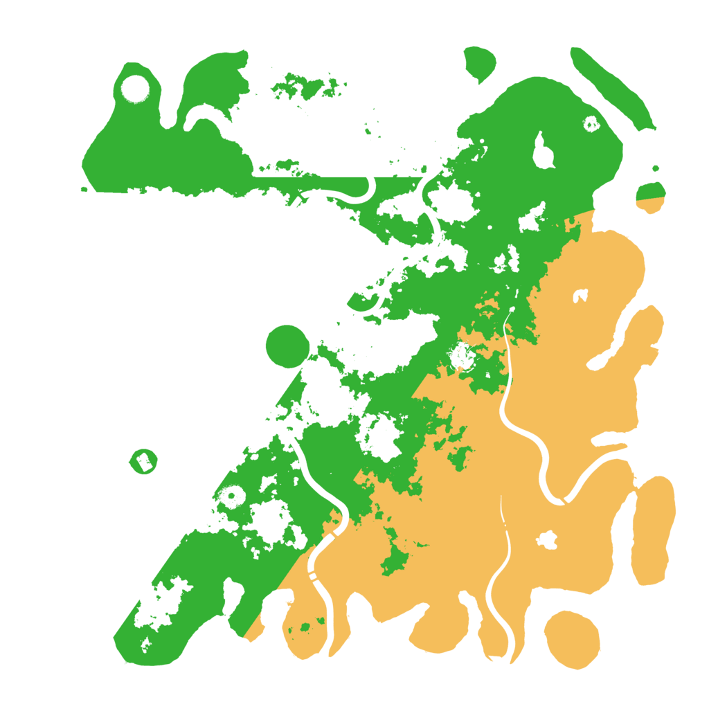 Biome Rust Map: Procedural Map, Size: 4500, Seed: 1101756491