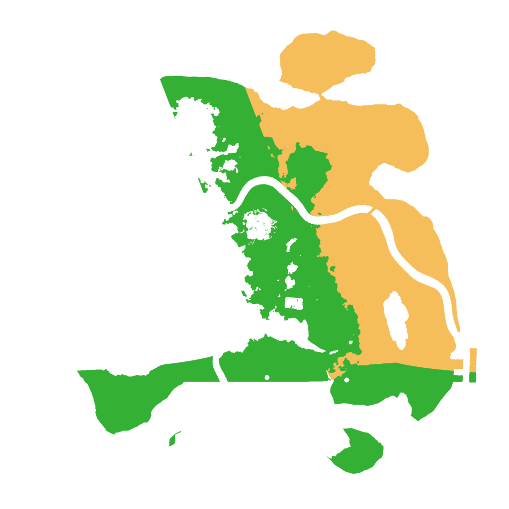 Biome Rust Map: Procedural Map, Size: 3000, Seed: 498045342