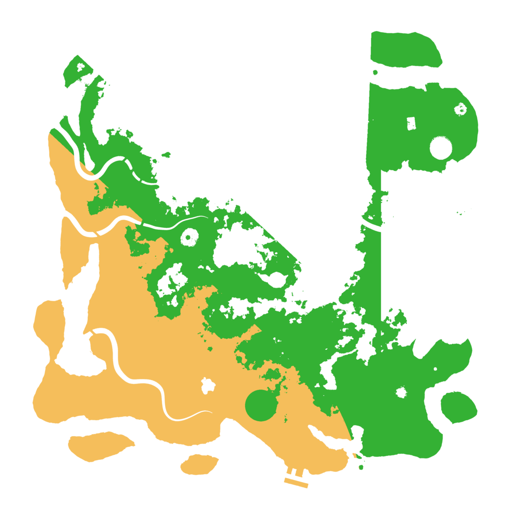 Biome Rust Map: Procedural Map, Size: 4250, Seed: 939043757
