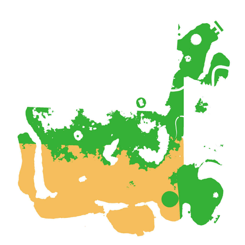 Biome Rust Map: Procedural Map, Size: 4000, Seed: 199359981