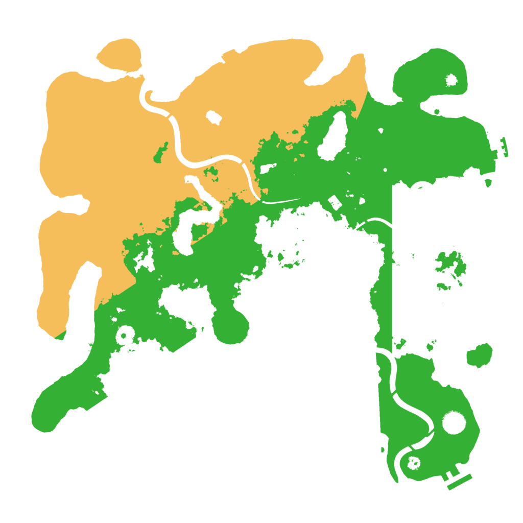 Biome Rust Map: Procedural Map, Size: 4000, Seed: 828342621