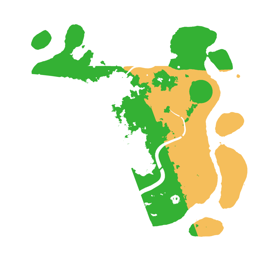 Biome Rust Map: Procedural Map, Size: 3000, Seed: 2014279550